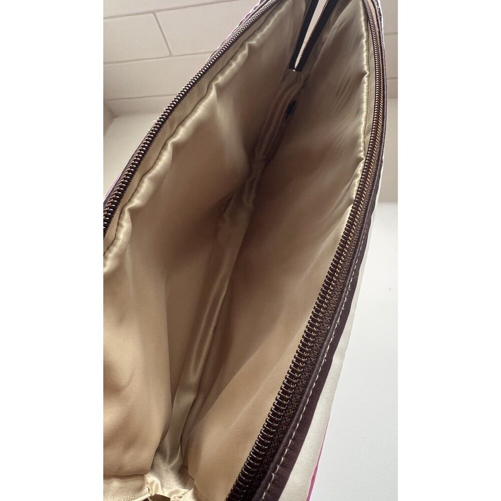 COACH Legacy Stripe Laptop Sleeve Case Padded Tech/Computer Bag Pink Multicolor